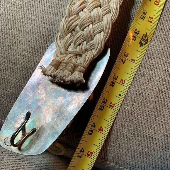 Marjorie Baer hand Embellished adjustable 2” Designer Belt - Picture 4 of 8